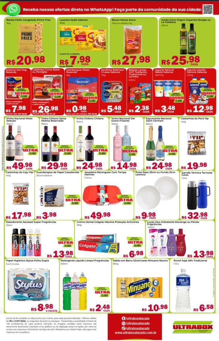 Ofertas do Supermercado Ultrabox